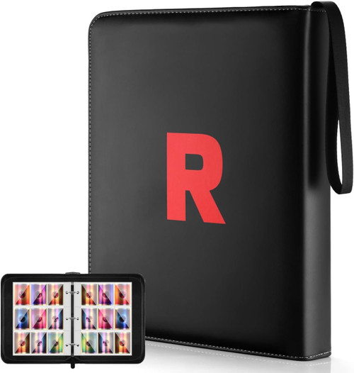 JoyHood Card Binder for PM Cards, Holds 900 Cards, Trading Card Holder with Sleeves, Game Collection Card Album Fits PTCG/Sports Card, Gifts for Boys/Girls