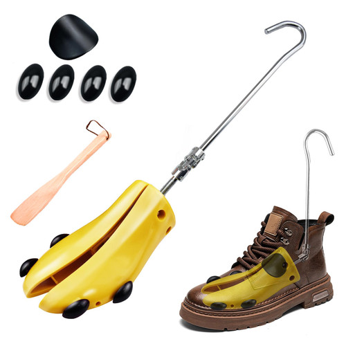 ARIOVBP Shoe Stretcher Boot Stretcher for Cowboy Boots Men and Women Adjustable Thick Wide Feet (Width 1 Pack, Size 7-12)