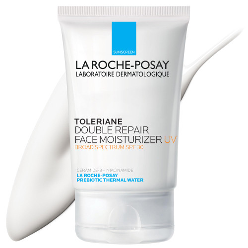La Roche-Posay Toleriane Double Repair UV SPF Moisturizer for Face, Daily Facial Moisturizer with Sunscreen SPF 30, Niacinamide and Glycerin, Oil Free, Moisturizing Sun Protection La Roche-Posay Toleriane Double Repair UV SPF Moisturizer for Face, Daily Facial Moisturizer with Sunscreen SPF 30, Niacinamide and Glycerin, Oil Free, Moisturizing Sun Protection