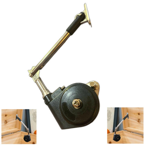 Toy Box Hinges Soft Close - Hinges for Wooden Box Chest Trunk Bench, Tension Adjustable Slow Close Chest Hinges, Also for Lift up Flip Doors | 1 Pack Toy Box Hinges Soft Close - Hinges for Wooden Box Chest Trunk Bench, Tension Adjustable Slow Close Chest Hinges, Also for Lift up Flip Doors | 1 Pack