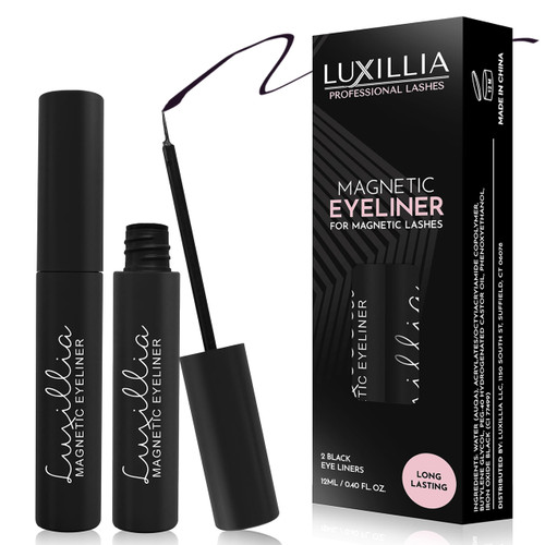 Luxillia Magnetic Eyeliner for Magnetic Eyelashes, Upgraded Strongest Hold, Most Natural Look, Waterproof, Smudge Proof Liquid Liner in Black Luxillia Magnetic Eyeliner for Magnetic Eyelashes, Upgraded Strongest Hold, Most Natural Look, Waterproof, Smudge Proof Liquid Liner in Black