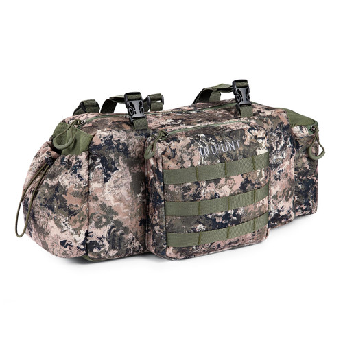 UIIHUNT Treestand Front Storage Bag, Tree Stand Accessories for Hunting, Treestand Accessories, Tree Stand Accessories, Compatible with Most Commercially Available Treestands, Camo, One Size Fit All