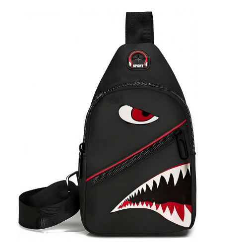 WRLDMCWLQ Shoulder Sling Crossbody Casual Chest Bag For Travel Sports Running Hiking