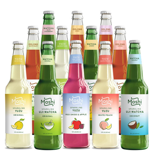 Moshi Sparkling Drinks - Moshi Variety Pack (12 Bottles)