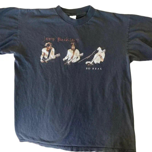 Jeff Buckley So Real 1994 Tour Black T-Shirt