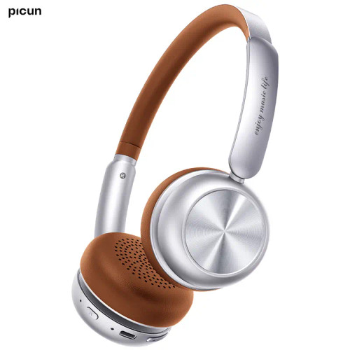 Picun R2 Pro Wireless Headphones with ANC, 50 Hours Playtime, App Support, Custom EQ3 Sound, Music Controls, 80s 90s Throwback Design, Lightweight Audio Electronic Earbuds, traveling gadgets, Aesthetic Multicolor Headset Bluetooth Connection Retro