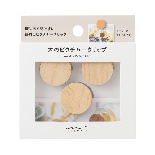 DESIGNPHIL 35497006 Midori, Picture Clip, Wood, Natural