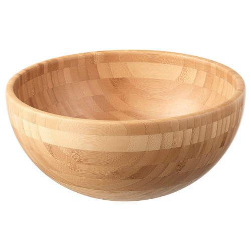 IKEA Sustainable Bamboo Wooden Bowl - Product of Sweden by STOCKLAND