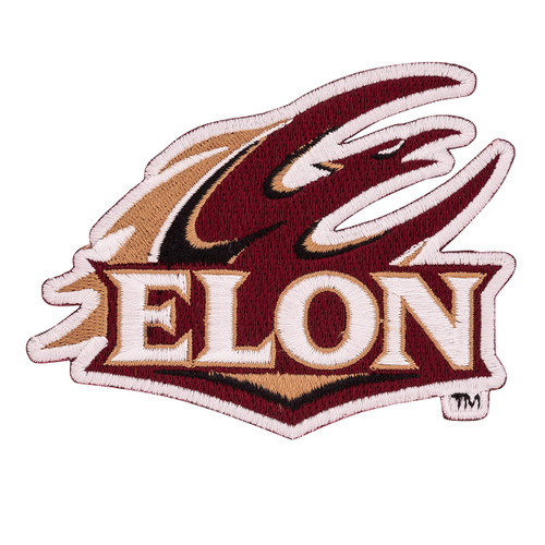 Desert Cactus Elon University Patch – Embroidered Iron On/Sew On Applique for Blazers, Jackets, Backpacks, Bags, Hats & Tactical Gear – Elon Phoenix (Patch - Design A)