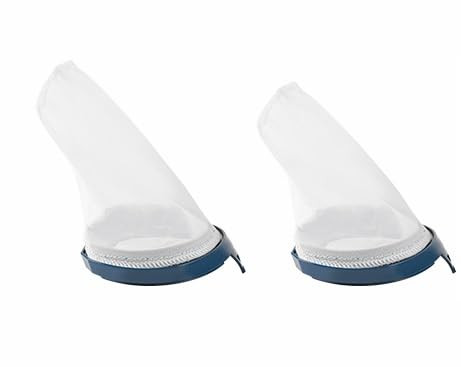 Handheld Pool Vacuum Cleaner Sand & Silt Filter Bag, Replacement Filter Bag (2 Pack), Applicable to T403, PC15 and PC18, Filter Bags ONLY, NOT Included Pool Vacuum