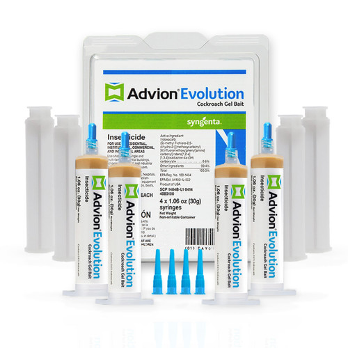 61596 Evolution Cockroach Gel - 4 Tubes of Bait, Prevent Roach Infestations