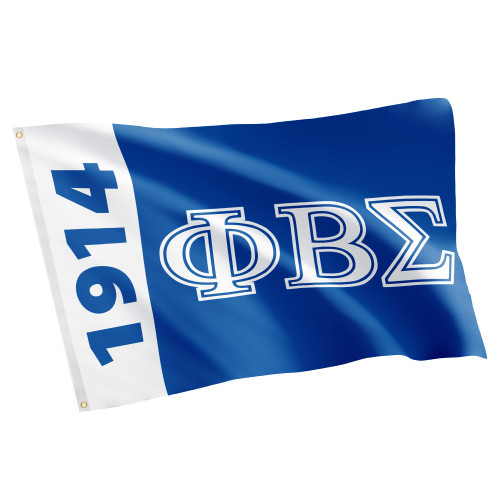 Desert Cactus Phi Beta Sigma Flag Fraternity GOMAB Greek Banner Large 3x5 feet Sign Decor (Design A)