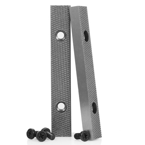 Forward 5 Inch Replacement Steel Jaw Plates (1 Pair) and Screws for DT08125A Multipurpose Vise