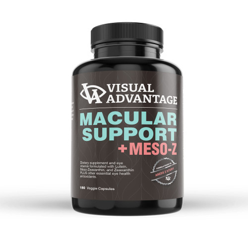 Visual Advantage® Macular Support + Meso-Z – Blue Light Eye Vitamin with Triple Antioxidants for Advanced Protection Against Digital Screens (180-Count)