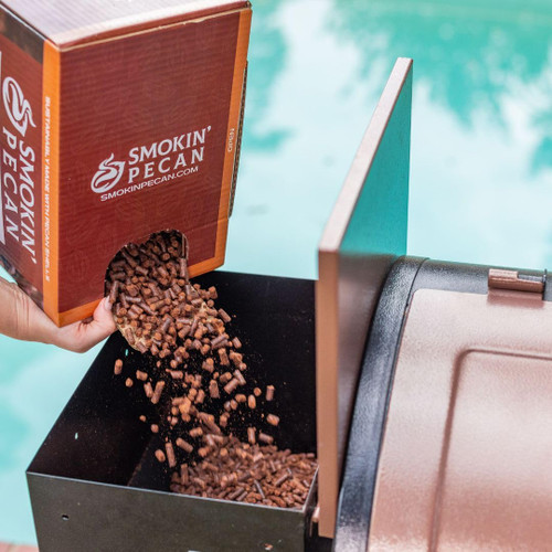 Smokin' Pecan - 100% Pecan Shell Pellets - Smoking Pellets for Pellet Smokers, or Any Outdoor Grills, 20 lb. Box Smokin' Pecan - 100% Pecan Shell Pellets - Smoking Pellets for Pellet Smokers, or Any Outdoor Grills, 20 lb. Box