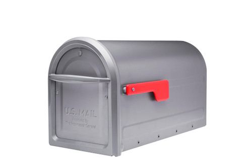 Architectural Mailboxes Mapleton™ Heavy Duty Steel Metal Post Mounted Mail Box for Outside, Graphite, Large Curbside Mailbox with Magnetic Latch Architectural Mailboxes Mapleton™ Heavy Duty Steel Metal Post Mounted Mail Box for Outside, Graphite, Large Curbside Mailbox with Magnetic Latch