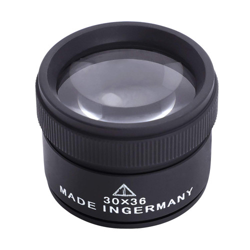 Portable 30X Pocket Magnifier with 2 Lens High Clear Reading Magnifying Glass for Reading, Inspection, Jewelry, Coins, Hobby, Travel