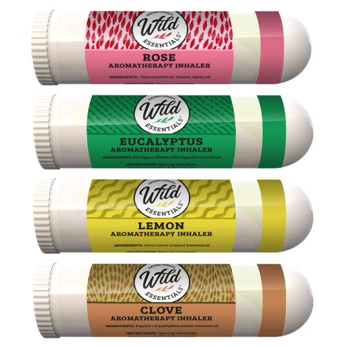 Wild Essentials Smell Training Kit Nasal Inhalers, Made in The USA, Pure Essential Oils, Olfactory Therapy, Loss of Smell, Aromatherapy, All Natural