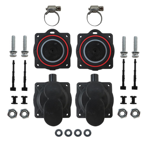 Premium Air Pump Diaphragm Rebuild Kit Replacement Fit for Hoot Troy Air H365, H450, H500, LA500, LAR500, H600 with Filter and Safety Screw