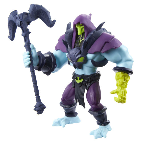 He-Man and The Masters of The Universe Toy, Skeletor Action Figure, Power Attack Move and Accessory, Motu Super Villain Character