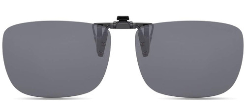 CAXMAN Polarized Clip On Sunglasses Over Prescription Glasses for Men Women UV Protection Flip Up Grey Lens Large Size CAXMAN Polarized Clip On Sunglasses Over Prescription Glasses for Men Women UV Protection Flip Up Grey Lens Large Size