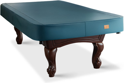 BEARCOVER Heavy Duty Leatherette Billiard Pool Table Cover, Waterproof & Tearproof Cover for Pool Table 7/8/9FT (10 Colors Available) (8 Feet/Malachite Green)
