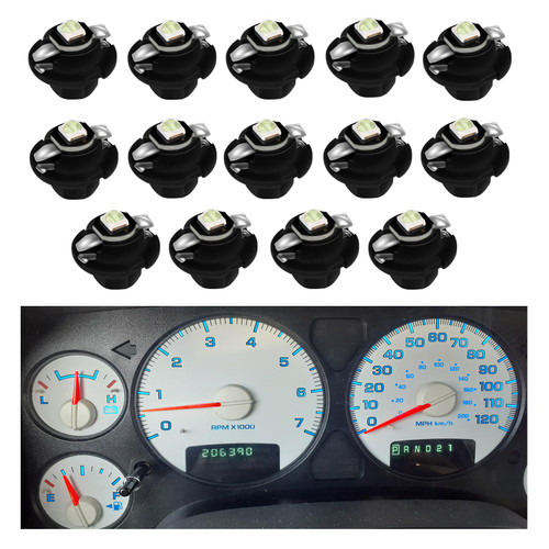 MbuyDIY Ice Blue LED Lights Bulbs for Instrument Gauge Cluster Panel Speedometer Compatible with 2002-2006 Do-dge Ram 1500 2500 3500 Pickup Truck
