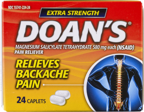 Doan's Extra Strength Pain Reliever Caplets - 24 Ct