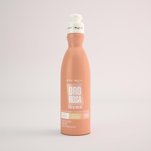 Oro Rosa Treatment Prokpil Hair Care Color Maintenance Nuance Gold Pink | Matizador Golden Pink Tratamiento de Mantenimiento Matizante Rose Gold (Regular Size 10oz-300ml)