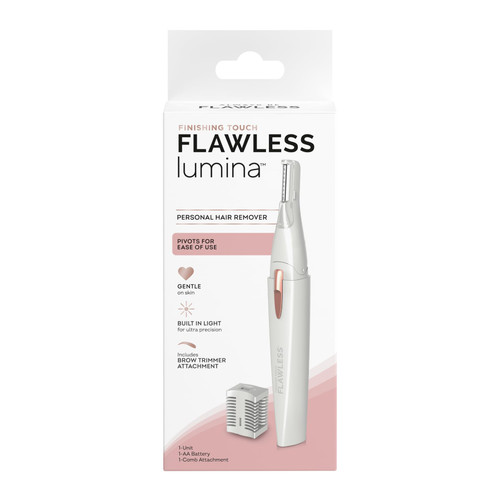 Finishing Touch Lumina Painless Hair Remover, Silver