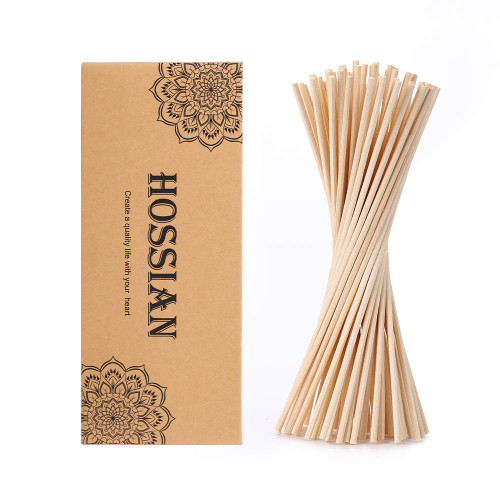 HOSSIAN 12 Inch Reed Diffuser Sticks,-Diffuser Sticks-Reed Diffuser- Reed Sticks Aroma Diffuser Sticks for Aroma Fragrance(60 PCS)