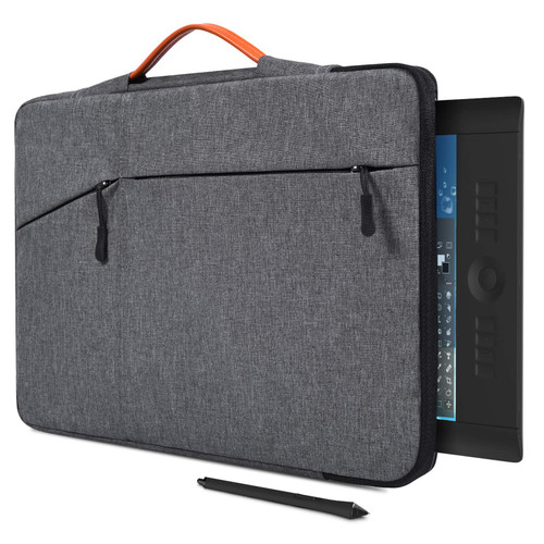 Waterproof Drawing Tablet Sleeve Case Compatible with Huion KAMVAS Pro 16, Wacom Cintiq 16/ Cintiq Pro 17, Space Grey