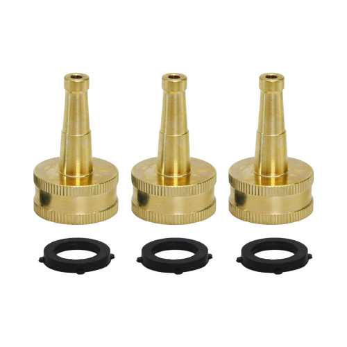 Suntai Solid Brass Jet Sweeper Jet Nozzle, 3 Pack