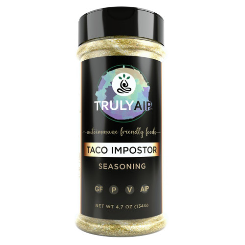 Truly AIP Taco Seasoning Mix - Paleo, Keto, Whole 30 & AIP Protocol Friendly - Great for Shrimp & Fish Tacos, Chicken, Salad, Delicious in Crunchy Taco Shells, Soft Burrito or Fajita
