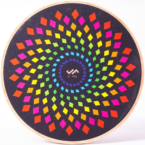 JFIT Balance Board, 15.4", Kaleidoscope