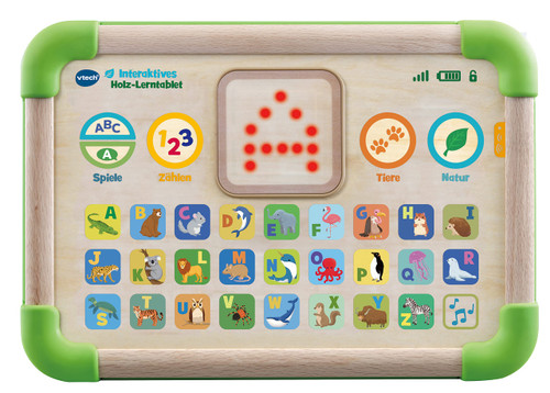 VTech Interaktives Holz-Lerntablet 80-613504 Interaktives Holz-Lerntablet 80-613504