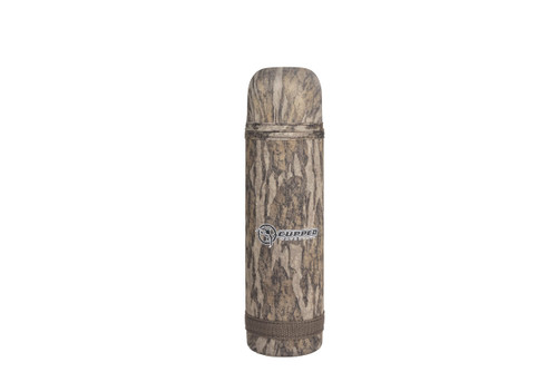 Cupped Waterfowl 1 Liter Hot/Cold Camo Thermos | Mossy Oak Bottomland Camo