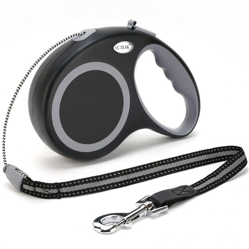 Retractable Dog Leash, 30 FT/ 20 FT Dog Walking Leash for Small Medium Large Dogs up to 110 lbs, Heavy Duty No Tangle, Black, 30 FT