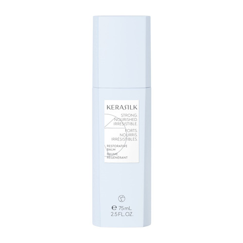 KERASILK Restorative Balm | Intensely Repairs & Minimizes Breakage | Nourishes Dry Ends & Strengthens Strands | With Heat Protection | For Dry, Stressed & Damaged Hair | 75ml