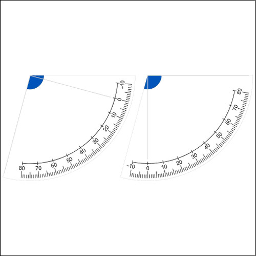 Crane Boom Angle Indicator Decal Kit (12") Crane Boom Angle Indicator Decal Kit (12")