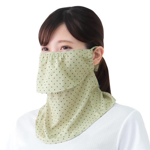 YAKeNU UV CUT MASK, Fabric Face Cover for Outdoor, Breathable Neckwear, Yake-nu (597 Off White)