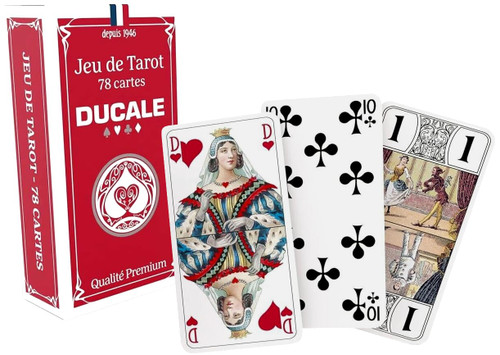 KEERCIGA Ducale Origine - Jeu de 78 Cartes - Jeu de Tarot - Fabriqué en France