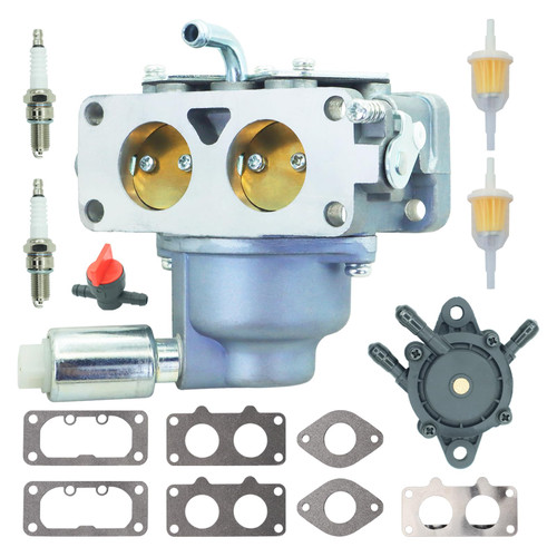 791230 Carburetor for BS 406777 407777 V-Twin 4 Cycle 20HP 21HP 23HP 24HP 25HP Vertical Engines with Fuel Pump Lawn Mower Replace # 799230 699709 499804 MIA10632
