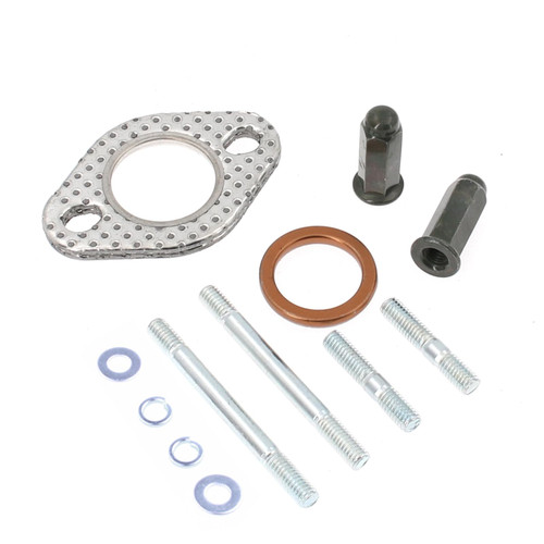 Glixal GY6 50cc 125cc 150cc 200cc Intake and Exhaust Stud Nuts with Exhaust Gasket for 139QMB 139QMA 152QMI 157QMJ Engine Scooter Moped ATV Go-Kart Quad