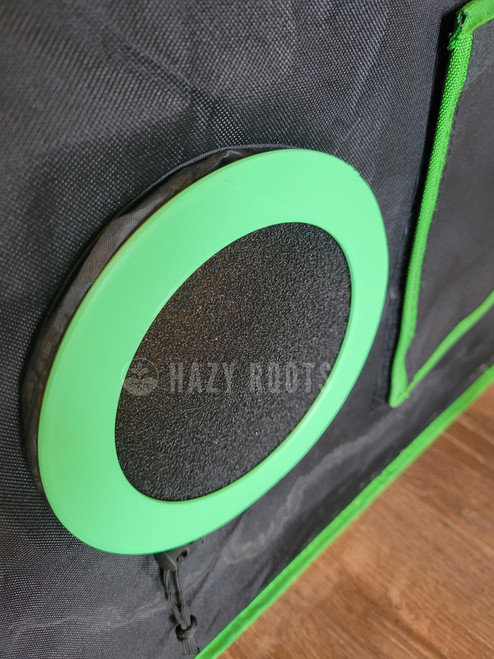 Hazy Roots Grow Tent Vent with Air Filter - 6 inch | High CFM Airflow Accessory for Hydroponics