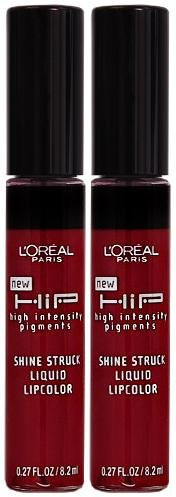 HIP High Intensity Pigments Shine Struck Liquid Lipcolor TURBULENT #360 (PACK OF 2 SEALED TUBES)