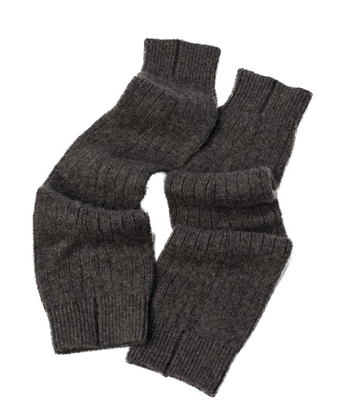 Cashmere Boutique Long Leg Warmers for Women and Girls – Perfect for Any Occasion, Stylish, Fancy, Super Warm & Comfy Winter Leg Warmer Socks - Charcoal Gray, One Size