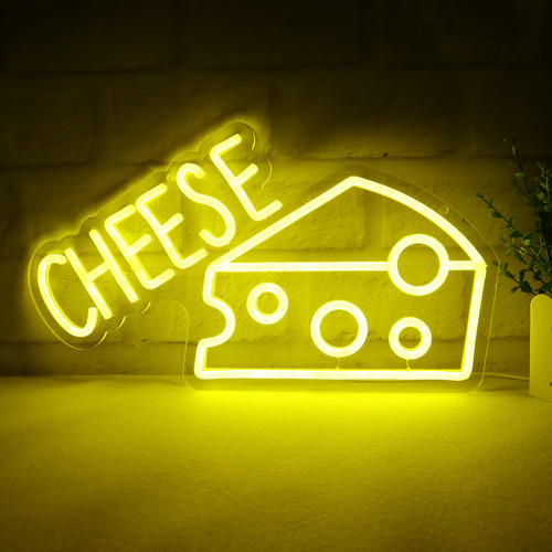 Balanar CHEESE Neon Signs For Wall Decor LED Lights For Bedroom Yellow Neon Sign Suitable for Cheese Shops Bakery Restaurant Christmas Birthday Party Gift Led Art Wall Decorative Balanar CHEESE Neon Signs For Wall Decor LED Lights For Bedroom Yellow Neon Sign Suitable for Cheese Shops Bakery Restaurant Christmas Birthday Party Gift Led Art Wall Decorative