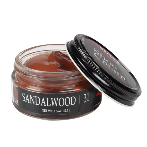 Kelly's Sandalwood Shoe Polish 1.5 oz - Professional Leather Shoe Cream