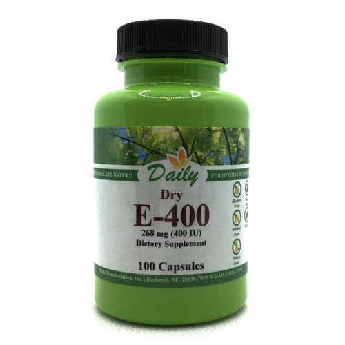 Daily Manufacturing Vitamin E Dry (268 mg, 400 IU) Daily Manufacturing Vitamin E Dry (268 mg, 400 IU)
